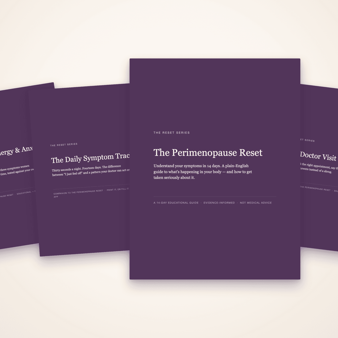 The Perimenopause Reset — four-PDF bundle